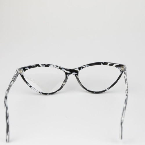 Robert La Roche eyeglasses new, vintage 80s, black and white
