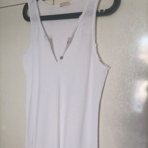 MAXI DRESS WHITE LARGE