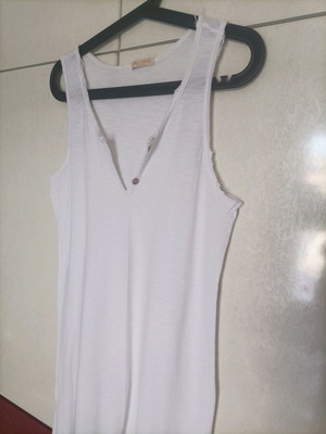 MAXI DRESS WHITE LARGE