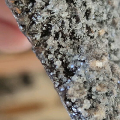 Gray siderite with calcite new, Greek