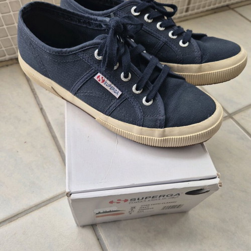Superga 2750 Cotu Classic blue sneakers like new, size 38