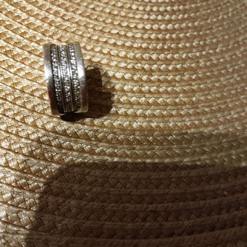 Bvlgari ring used, silver