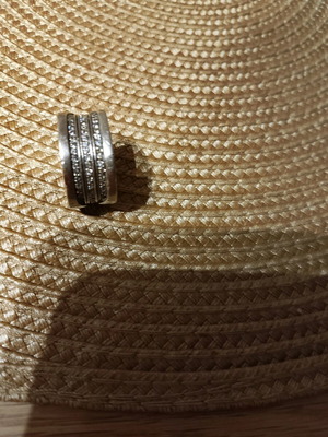 Bvlgari ring used, silver