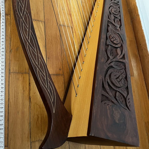 19 String Boru Harp Rosewood new