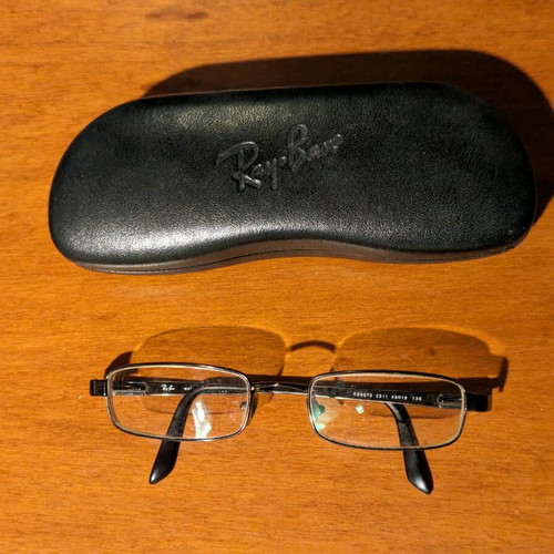 Ray Ban eyeglasses used with case