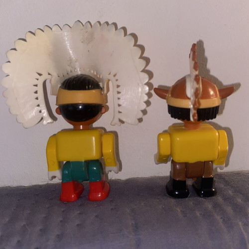 Vintage Pocket Pocahontas figures used, Keenway 90s