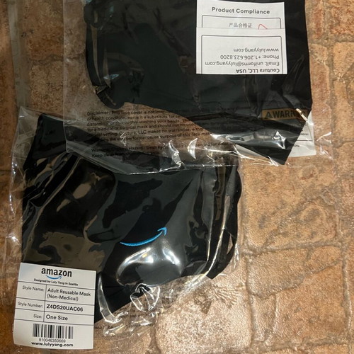 Fabric protective mask new, set of 2 pieces