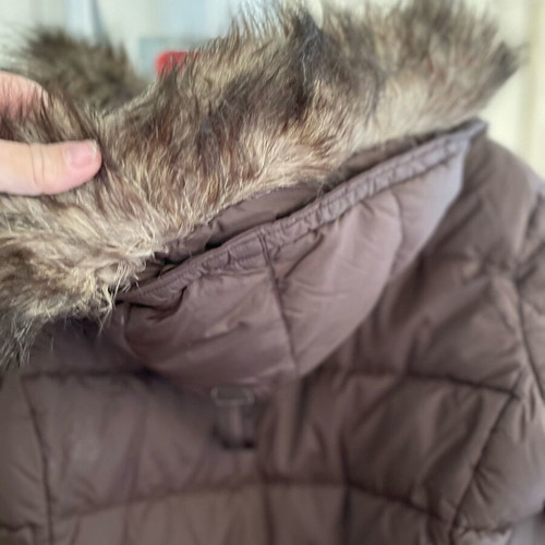 Abercrombie & Fitch brown down coat L like new