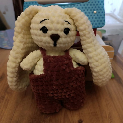 Handmade knitted amigurumi bunny new