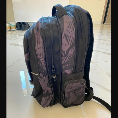Polo Extenic Glow Tiger backpack used, expandable school bag