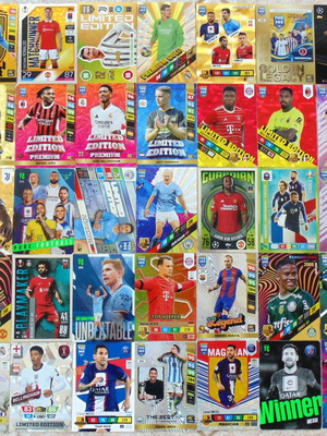 Panini Adrenalyn Elite Collection, 35 Rare Special Football Cards