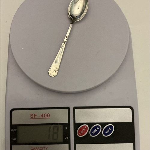 Vintage silver spoon 800 grade collectible