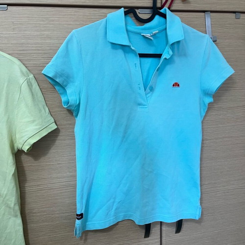 Ellesse Polo shirts like new, blue and light green, set of 2