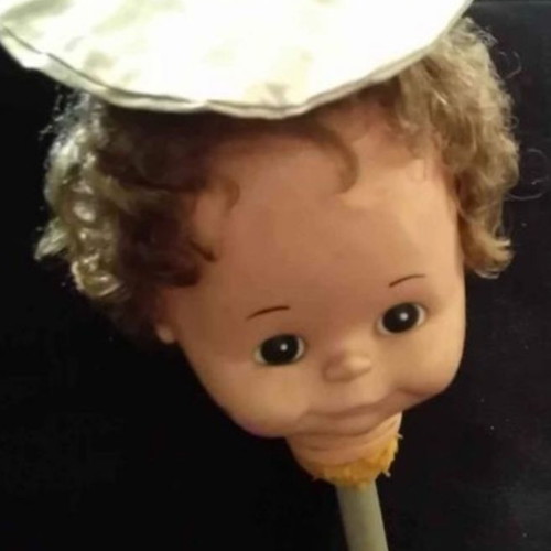 Vintage doll head new