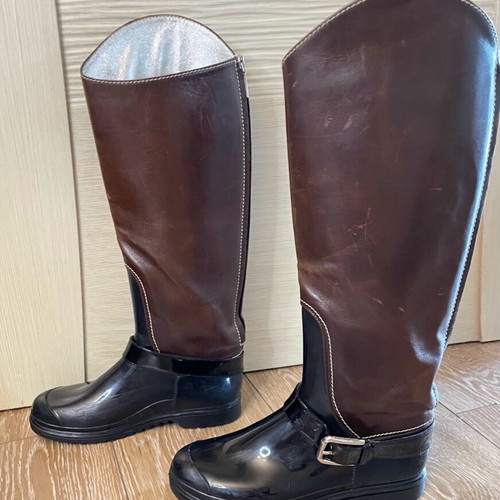 (37) Dolce&Gabbana rain boots, galoshes, shoes, riding, rain boots, riding