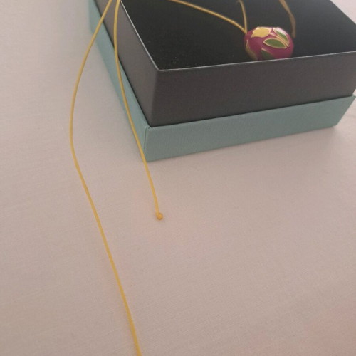 Easter necklace new pink and gold