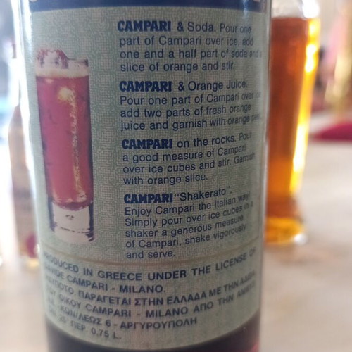 Vintage Campari Bitter bottle 1983, sealed, excellent condition