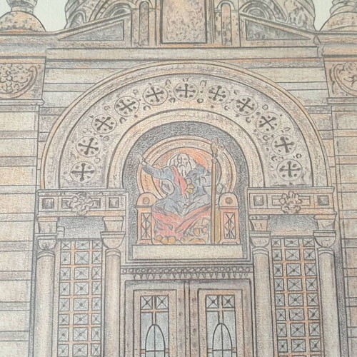 The Church of the Metamorphosis of the Saviour by Vasilis Poulpouloglou