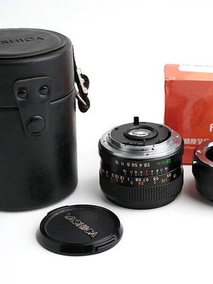 Yashica ML 28mm f/2.8 lens used with new CY-NEX adapter