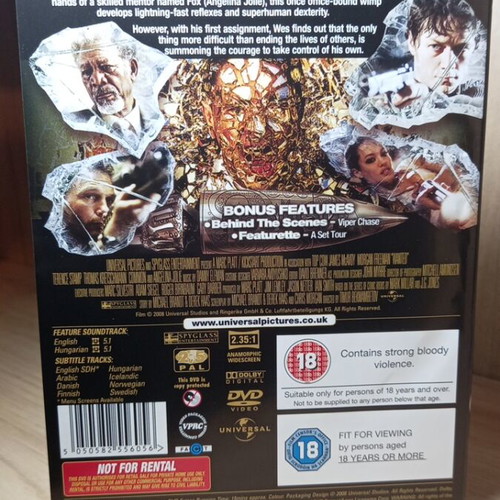 Wanted DVD with English subtitles