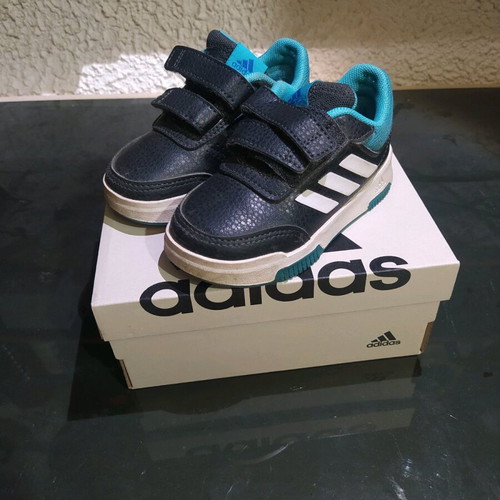 Adidas Kids Shoes Size 22 Like New Blue With Box