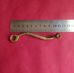 Brass key for old grinding mill