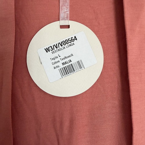 Vivis Malia long robe viscose Tea Rose size L new