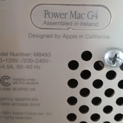 PowerMac G4 2nd generation "Quicksilver" like new