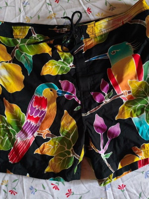 Polo by Ralph Lauren винтидж бански шорти "Tropical Birds" XL, като нов