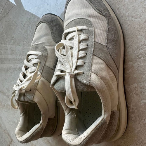 Massimo Dutti sneakers size 41 used, beige and grey with suede details