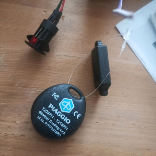 Piaggio Gemini Vespa GT Alarm 602845M001 602845M002 new with wiring