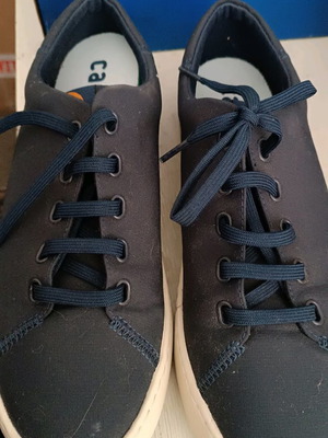 Men's athletic shoes new made from recyclable materials brown