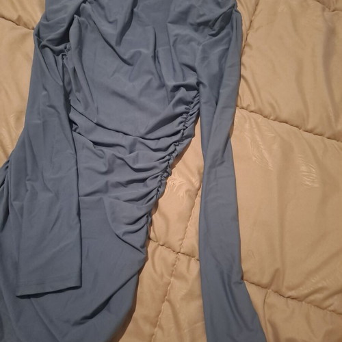 One-shoulder dress like new, blue and purple, size S