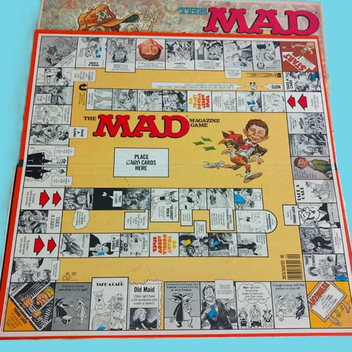 Mad Magazine Game board game like new, 1979, Parker Brothers