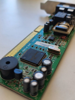 PCI Modem 56K SmartLink used, retro internal fax modem for Windows XP & 98