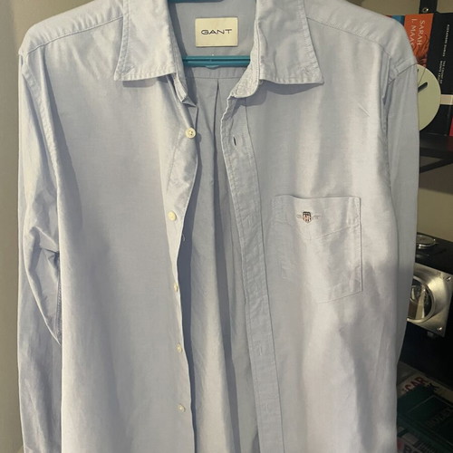 Gant Oxford shirt men's medium, light blue