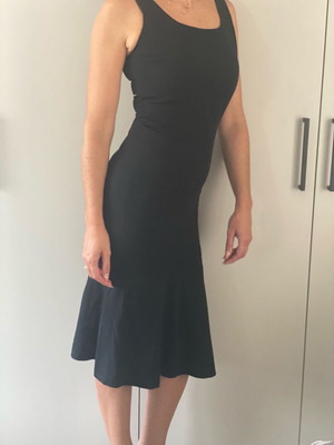 Holt Renferew dress new, black, Small, 100% linen