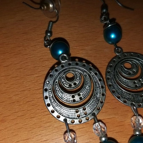 Earrings hanging