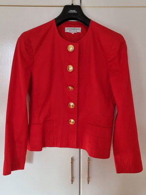 Yves Saint Laurent Vintage Jacket like new, red, Rive Gauche