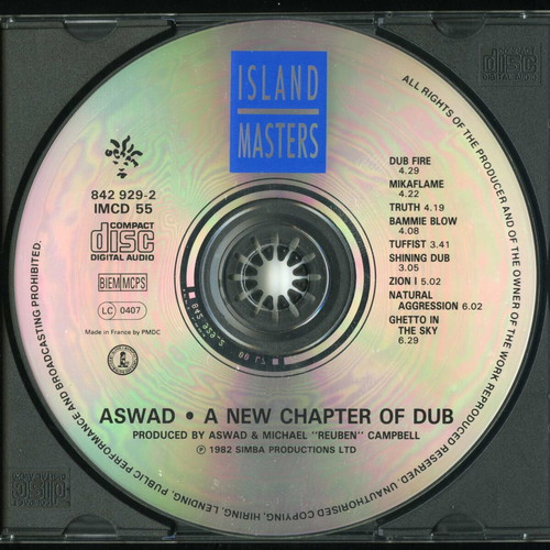 Aswad A New Chapter of Dub CD used, reggae