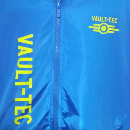 Jacket Fallout Vault-Tec windbreaker, new, blue and yellow