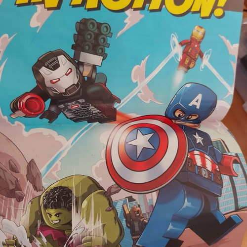 Disney Princess and LEGO Marvel magazines new in English