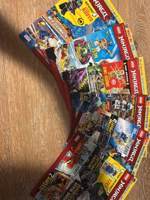 Περιοδικά Lego Ninjago, όλα μαζί χωρίς φιγούρες ή αφίσες