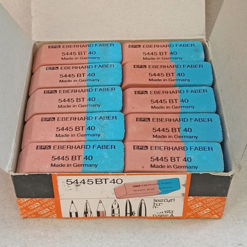 Faber Efa erasers pack of 40 from the 80s