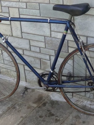 Mercier road bike used, blue, 27 inch wheels, with gears