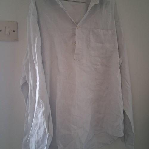 Frame linen shirt, white summer style