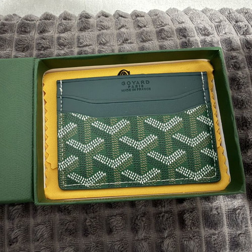 Goyard Paris Wallet new, green with all accessories