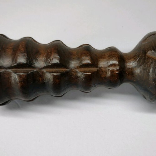 Wooden candlestick like new, origin Spain, height 18 cm