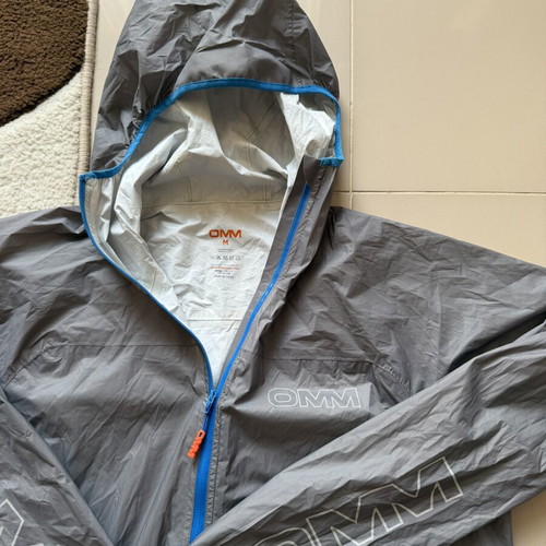 OMM Halo Waterproof Jacket, men's size M, grey