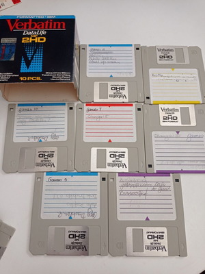 Δισκέτες Floppy Disk μεταχειρισμένες, πακέτο 14 τεμαχίων, γραμμένα